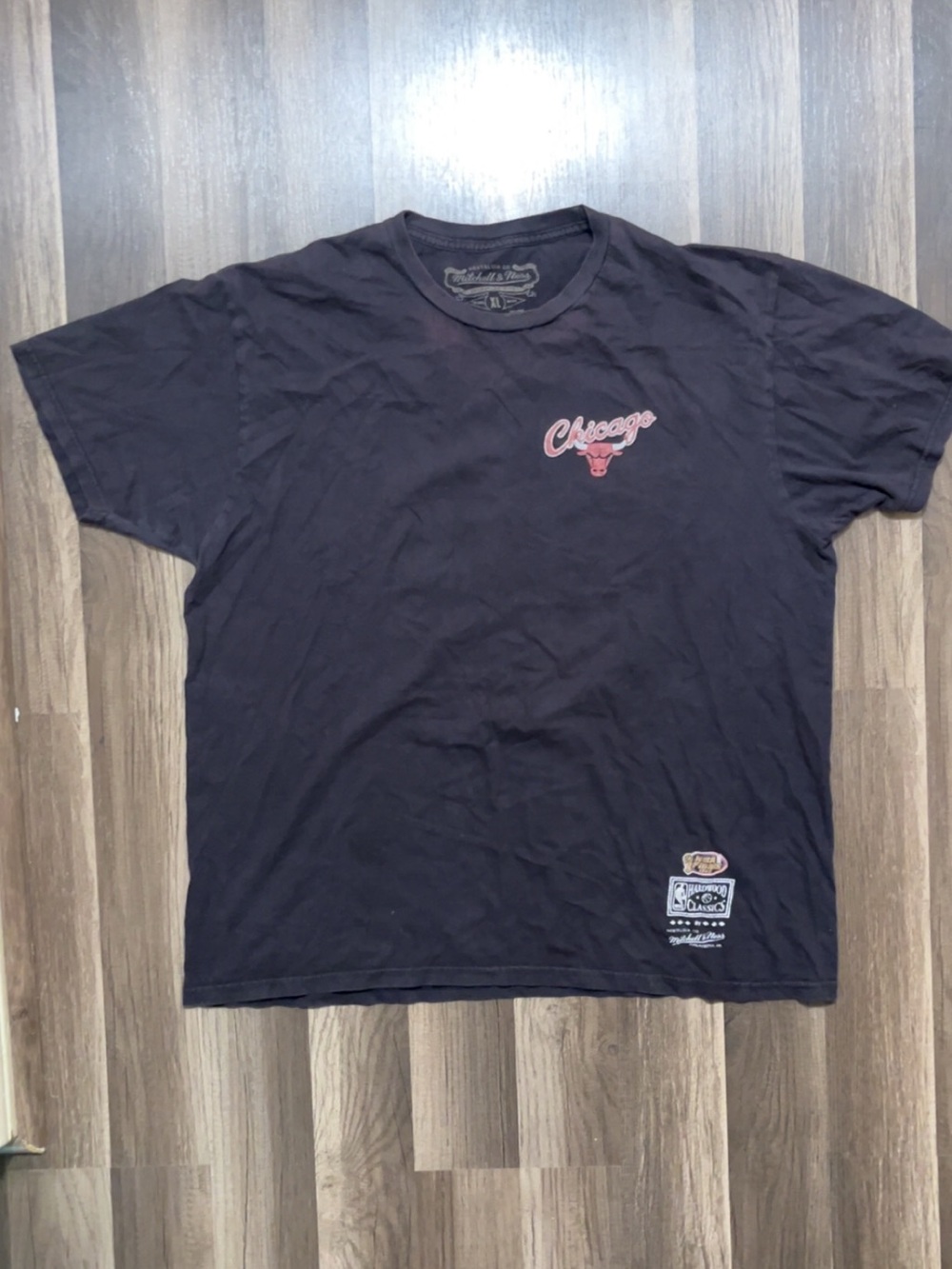 Mitchell & Ness Black Chicago Bulls NBA Finals 1996 Men’s XL Shirt